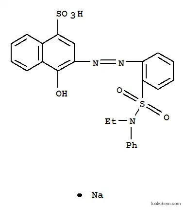 3-[[2-[(N-에틸-N-페닐아미노)술포닐]페닐]아조]-4-히드록시-1-나프탈렌술폰산 나트륨염