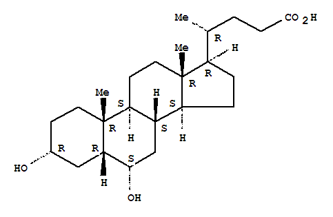 Hyodeoxycholicacid(HDCA);NSC60672;Cholan-24-oicacid,3,6-dihydroxy-,(3α,5β,6α)-