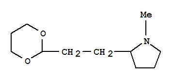 2-(2-(1,3-dioxan-2-yl)ethyl)-1-methylpyrrolidine