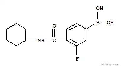 4-(CYCLOHEXYLCARBAMOYL)-3-플루오로벤젠보론산