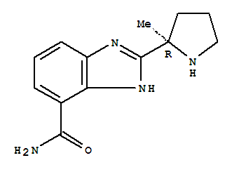 Veliparib(ABT-888);NSC737664;(R)-2-(2-methylpyrrolidin-2-yl)-1H-benzo[d]imidazole-4-carboxamide