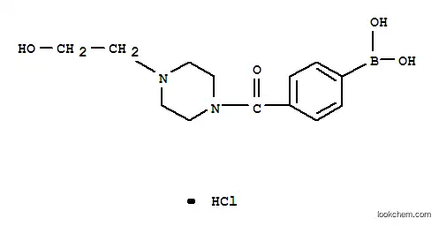 4-(4-(2-히드록시에틸)피페라진-1-카르보닐)페닐붕소산