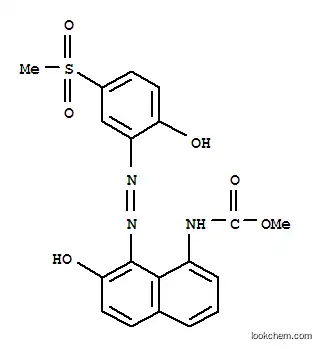 [7-ヒドロキシ-8-[[2-ヒドロキシ-5-(メチルスルホニル)フェニル]アゾ]-1-ナフタレニル]カルバミン酸メチル