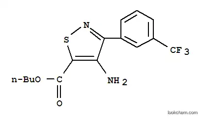 4-アミノ-3-[3-(トリフルオロメチル)フェニル]-5-イソチアゾールカルボン酸ブチル