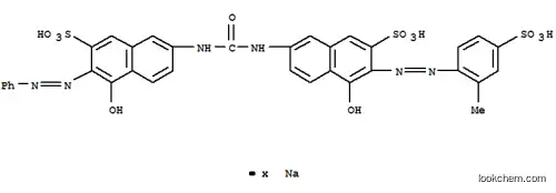 4-ヒドロキシ-7-[[[[5-ヒドロキシ-6-[(2-メチル-4-スルホフェニル)アゾ]-7-スルホ-2-ナフチル]アミノ]カルボニル]アミノ]-3-(フェニルアゾ)-2-ナフタレンスルホン酸/ナトリウム,(1:x)