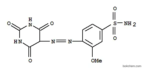 4-[(헥사히드로-2,4,6-트리옥소-5-피리미디닐)아조]-3-메톡시벤젠술폰아미드
