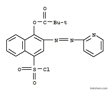 4-(클로로술포닐)-2-(2-피리딜아조)-1-나프틸피발레이트