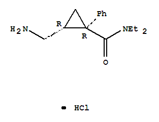 (E)-2-(Aminomethyl)-N,N-diethyl-1-phenylcyclopropanecarboxamidehydrochloride