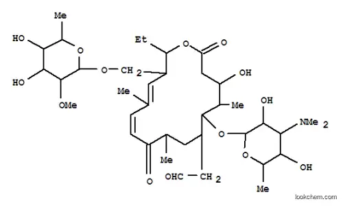 4'-O-De(3-C-메틸-2,6-디데옥시-α-L-리보-헥소피라노실)-3"'-O-데메틸티로신 [항생제]