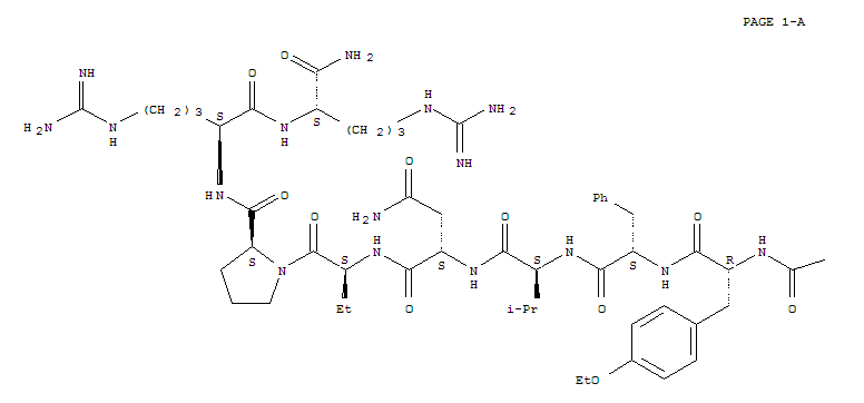 (1-Adamantaneacetyl1,D-Tyr(Et)2,Val4,Abu6,Arg8.9)-Vasopressin