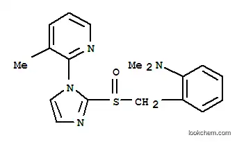 1-(3-メチル-2-ピリジニル)-2-[[2-(ジメチルアミノ)ベンジル]スルフィニル]-1H-イミダゾール