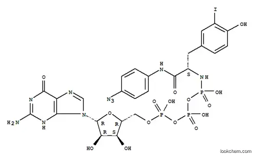 구아노신 5'-(삼수소 이인산)-N-(4-아지도페닐)-2-포스포르아미도-3-(4-히드록시-3-요오도페닐)프로피온아미드 모노무수물