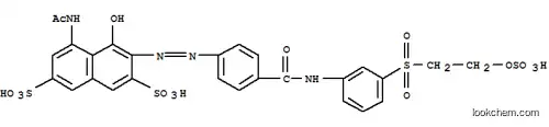 5-アセトアミド-4-ヒドロキシ-3-{2-[4-({3-[2-(スルホオキシ)エタンスルホニル]フェニル}カルバモイル)フェニル]ジアゼン-1-イル}ナフタレン-2,7-ジスルホン酸
