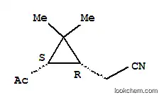 시클로프로판아세토니트릴, 3-아세틸-2,2-디메틸-, (1R-시스)-(9CI)