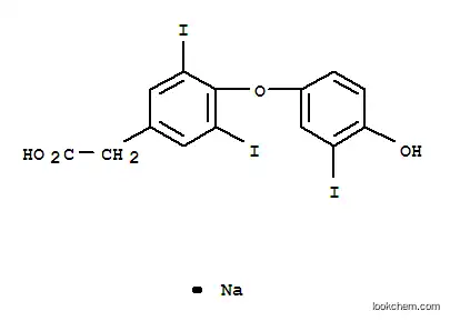 나트륨 4-(4-히드록시-3-요오도페녹시)-3,5-디요오도페닐아세테이트