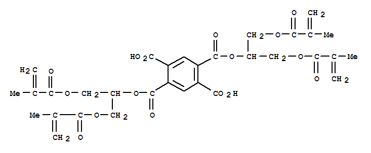 1,2,4,5-Benzenetetracarboxylicacid,1,4-bis[2-[(2-methyl-1-oxo-2-propen-1-yl)oxy]-1-[[(2-methyl-1-oxo-2-propen-1-yl)oxy]methyl]ethyl]ester                                                               (148019-46-9)