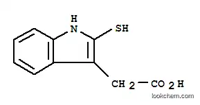 1H-인돌-3-아세트산,2-메르캅토-(9CI)