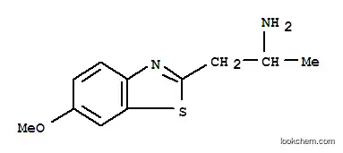 2-벤조티아졸에탄아민, 6-메톡시-알파-메틸-(9CI)