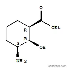 시클로헥산카르복실산, 3-아미노-2-히드록시-, 에틸 에스테르, (1alpha,2alpha,3alpha)- (9CI)