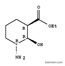 시클로헥산카르복실산, 3-아미노-2-히드록시-, 에틸 에스테르, (1alpha,2alpha,3beta)- (9CI)