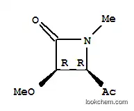 2-아제티디논, 4-아세틸-3-메톡시-1-메틸-, 시스-(9CI)