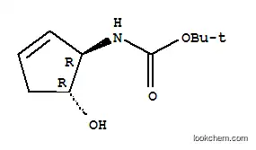 카르밤산, [(1R,5R)-5-히드록시-2-시클로펜텐-1-일]-, 1,1-디메틸에틸