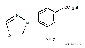벤조산, 3-아미노-4-(1H-1,2,4-트리아졸-1-일)-(9CI)