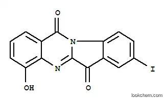 인돌로[2,1-b]퀴나졸린-6,12-디온, 4-히드록시-8-요오도-