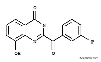 인돌로[2,1-b]퀴나졸린-6,12-디온, 8-플루오로-4-히드록시-