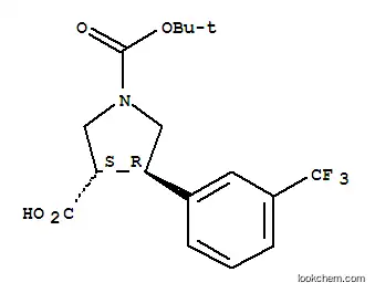 BOC-(TRANS)-4-(3-트리플루오로메틸-페닐)-피롤리딘-3-카르복실산