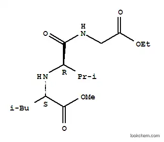 글리신, N-[N-[1-(메톡시카르보닐)-3-메틸부틸]-D-발릴]-, 에틸 에스테르, (S)-(9CI)
