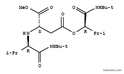 L-아스파르트산, N-[1-[[(1,1-디메틸에틸)아미노]카르보닐]-2-메틸프로필]-, 4-[1-[[(1,1-디메틸에틸)아미노]카르보닐]-2-메틸프로필] 1-메틸 에스테르, [R-(R*,R*)]-(9CI)