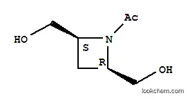 2,4-아제티딘디메탄올, 1-아세틸-, 시스-(9CI)