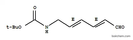 카르밤산, (6-옥소-2,4-헥사디에닐)-, 1,1-디메틸에틸 에스테르, (E,E)-(9CI)
