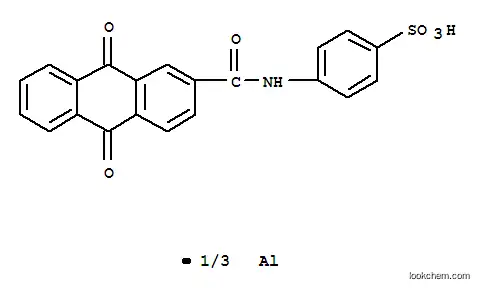 4-[[(9,10-디하이드로-9,10-디옥소-2-안트라세닐)카르보닐]아미노]벤젠술폰산, 알루미늄염(3:1)