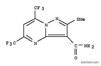 5,7-BIS(트리플루오로메틸)-2-(메틸티오)피라졸로-[1,5-A]피리미딘-3-카르복사미드