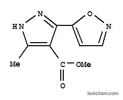 メチル3-メチル-5-(1,2-オキサゾール-5-イル)-2H-ピラゾール-4-カルボキシラート