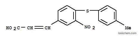 3-[4-[(4-메틸페닐)티오]-3-니트로페닐]아크릴산
