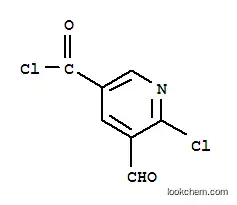 3-피리딘카르보닐클로라이드, 6-클로로-5-포르밀-(9CI)