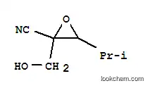 옥시란카보니트릴, 2-(하이드록시메틸)-3-(1-메틸에틸)-(9CI)