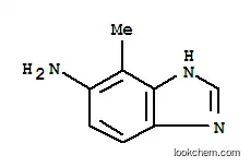 1H-벤즈이미다졸-5-아민, 4-메틸-(9CI)