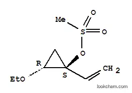 시클로프로판올, 1-에테닐-2-에톡시-, 메탄술포네이트, (1S-트랜스)-(9CI)