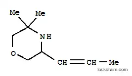 모르 폴린, 3,3- 디메틸 -5- (1- 프로 페닐)-(9CI)