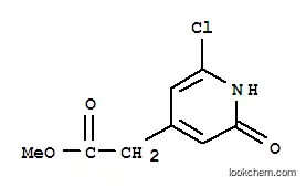 (6-CHLORO-2-OXO-1,2-DIHYDRO-PYRIDIN-4-YL)-아세트산 메틸 에스테르