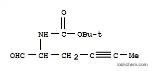 카르밤산, (1-포르밀-3-펜티닐)-, 1,1-디메틸에틸 에스테르 (9CI)