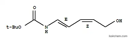 카르밤산, [(1E,3Z)-5-히드록시-1,3-펜타디에닐]-, 1,1-디메틸에틸 에스테르