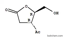 L-에리트로-펜톤산, 3-아세틸-2,3-디데옥시-, 감마-락톤(9CI)