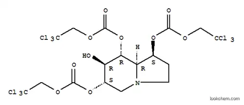 탄산, 옥타히드로-7-히드록시-1,6,8-인돌리진트리일 트리스(2,2,2-트리클로로에틸) 에스테르, 1S-(1.alpha.,6.beta.,7.alpha.,8.beta. ,8a.베타.)-