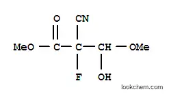 프로판산, 2-시아노-2-플루오로-3-하이드록시-3-메톡시-, 메틸 에스테르(9CI)