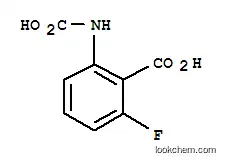 벤조산, 2-(카르복시아미노)-6-플루오로-(9CI)